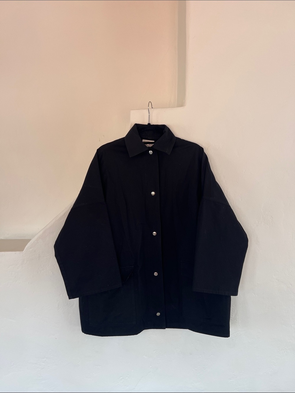 Toteme Twill Overshirt Jacket in XXS